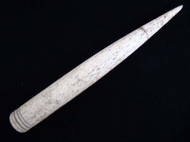A 19th century Whalebone Fid measuring 10"
